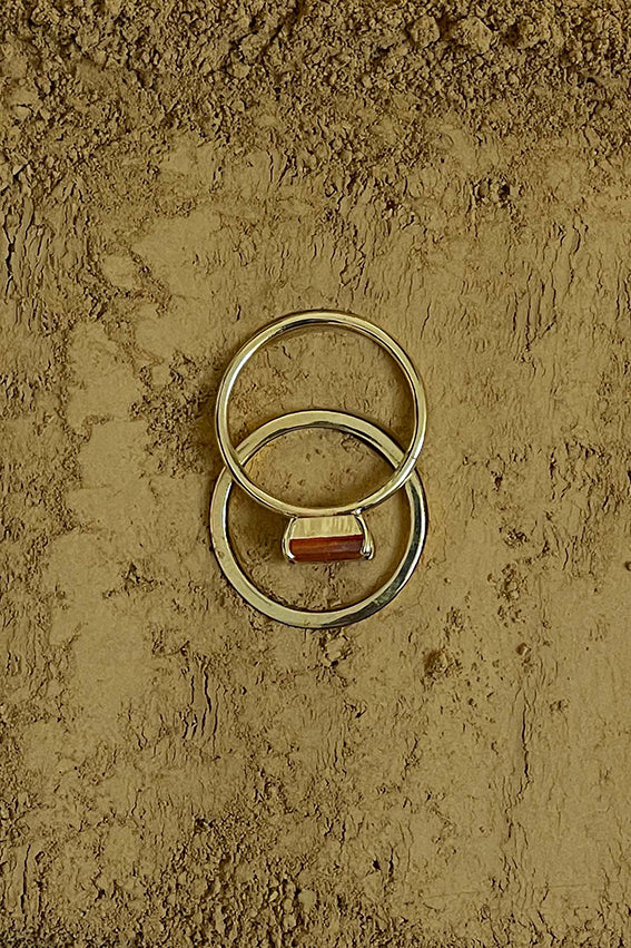 Bague Forma 01 Argent plaqué or