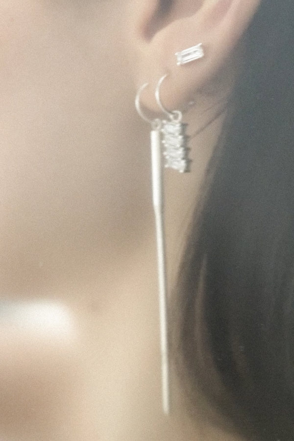 Boucle d'oreille Summa 02 Argent
